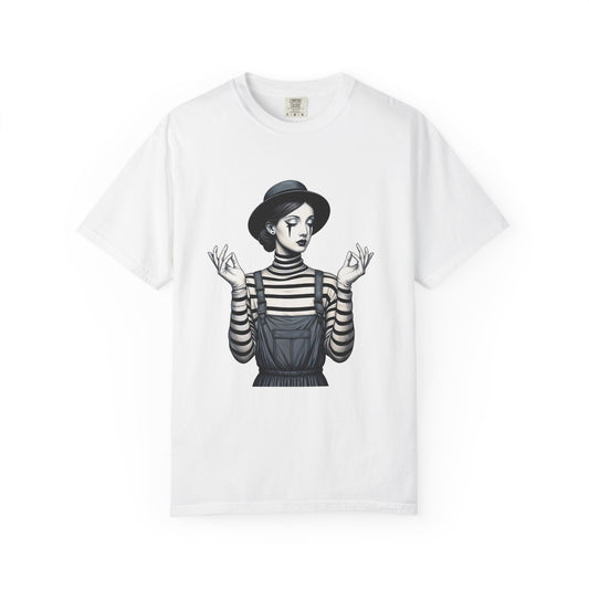 Gothic Striped Graphic Unisex T-Shirt, Edgy Casual Wear