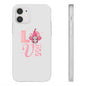 Love Gnome Phone Case — Cute Pink Valentine Flexi Case