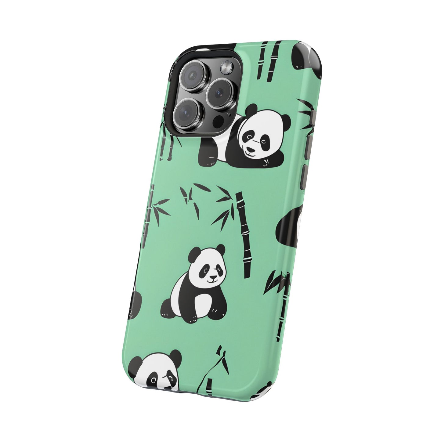 Panda Bamboo Magnetic Impact-Resistant Phone Case