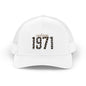 1971 Leopard Print Snapback Trucker Cap — Vintage Born in 1971 Birthday Gift