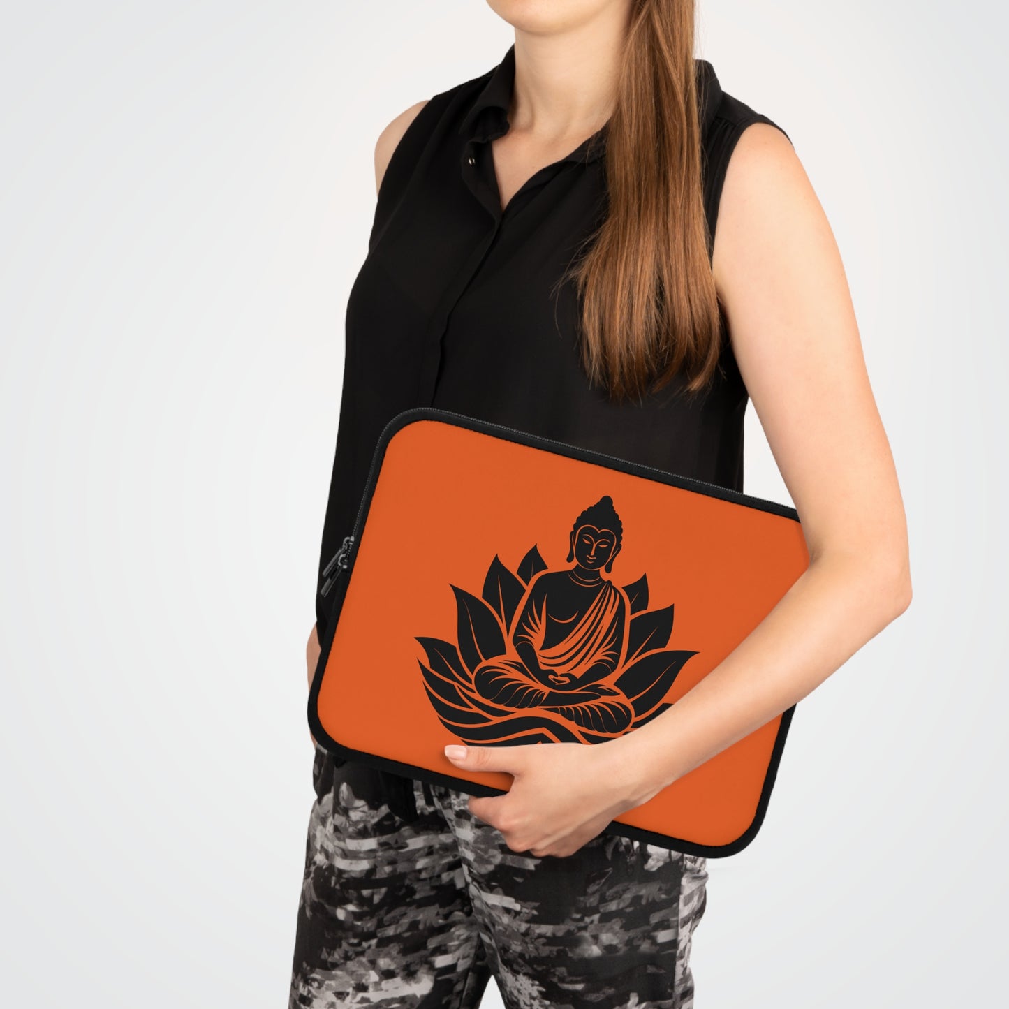 Zen Buddha Laptop Sleeve - Meditation Case