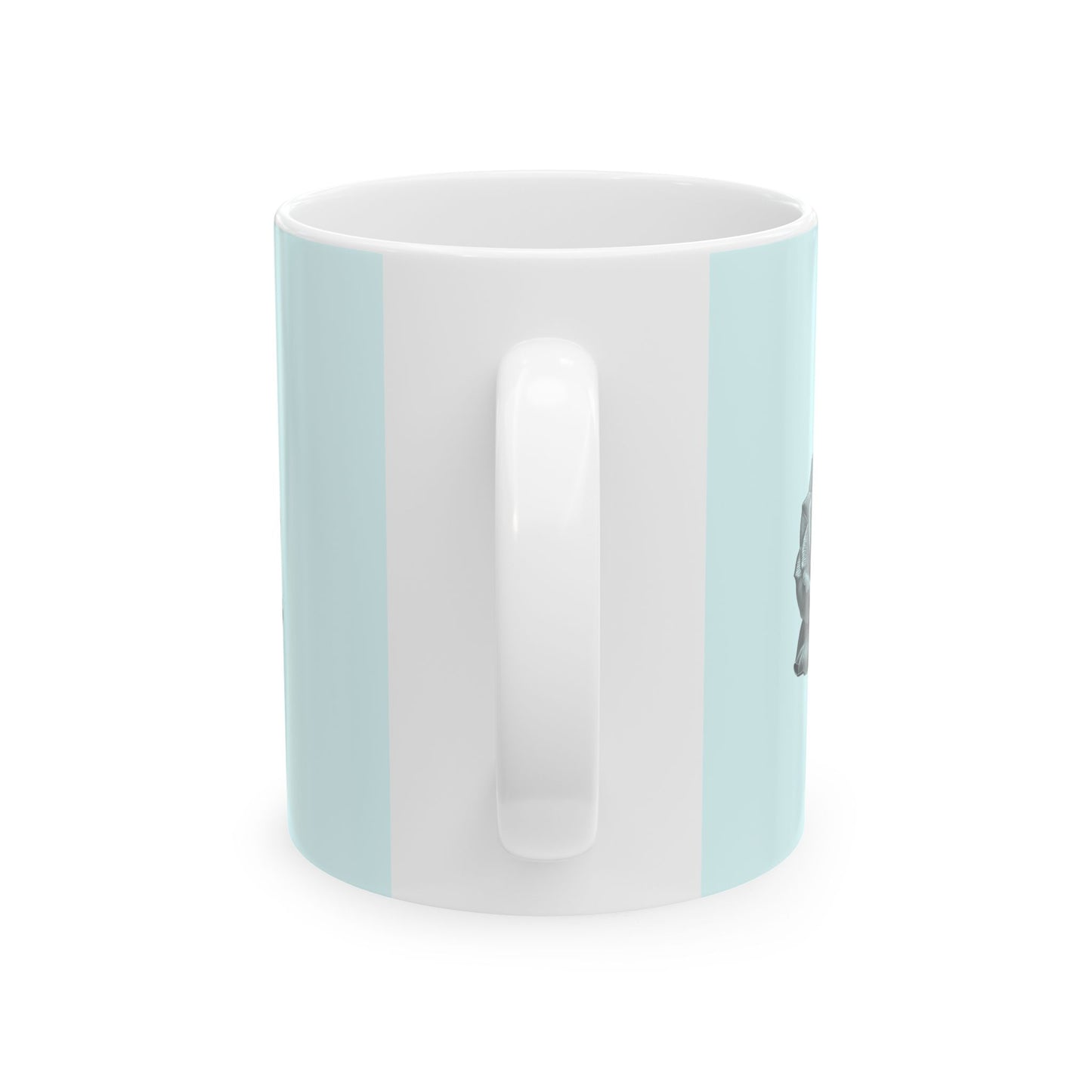 Elegant Floral Ceramic Mug - Black and White Rose Design, Coffee Cup, Gift for Her, Home Decor, Tea Lover's Perfect Mug