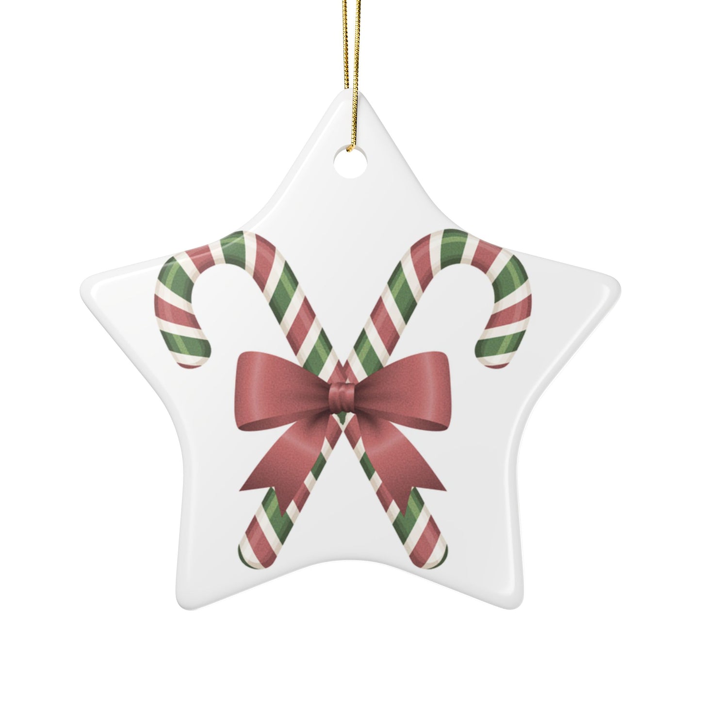 Candy Cane Christmas Ornaments, Holiday Decor, 2-Sided Print, Festive Tree Decorations, Kid-Friendly, Gift for Loved Ones, Winter [...]