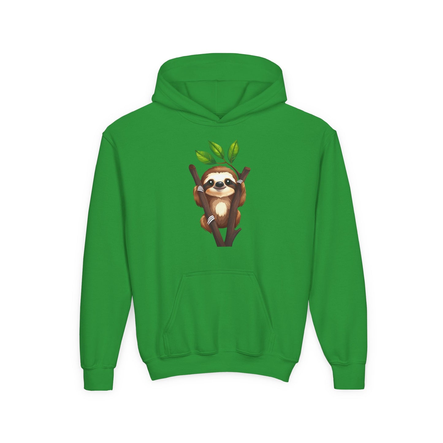 Cute Sloth on Branch Hoodie | Kids Sweatshirt