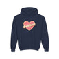 Sweetheart Heart Graphic Hoodie | Youth sweatshirt