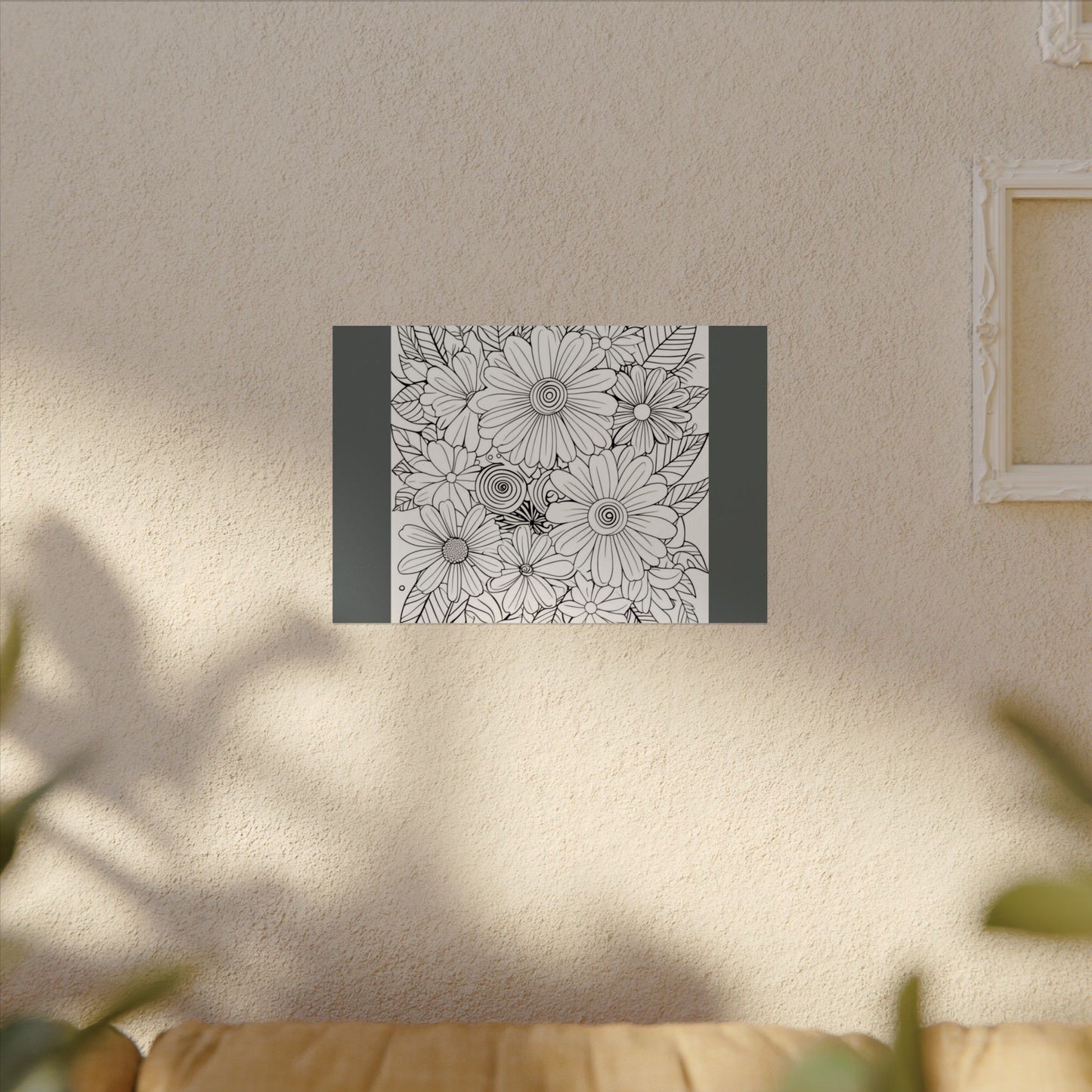 COLOR IT YOURSELF  Line Art Poster — Textured Matte Print