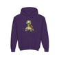 Kids Cute Turtle Hoodie - Playful Juvenile Turtle Graphic Sweatshirt