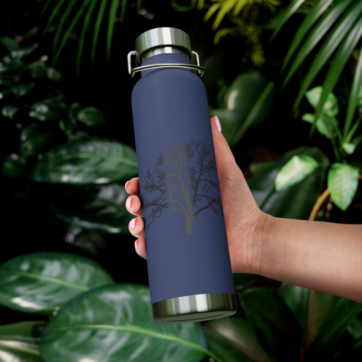 Elegant Tree Design Water Bottle, Eco-Friendly Travel Mug, Insulated Flask, Unique Gift for Nature Lovers, Outdoor Adventure Essential