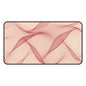 Blush Wave Desk Mat — Elegant Pink Abstract Mouse Pad for Office & Home