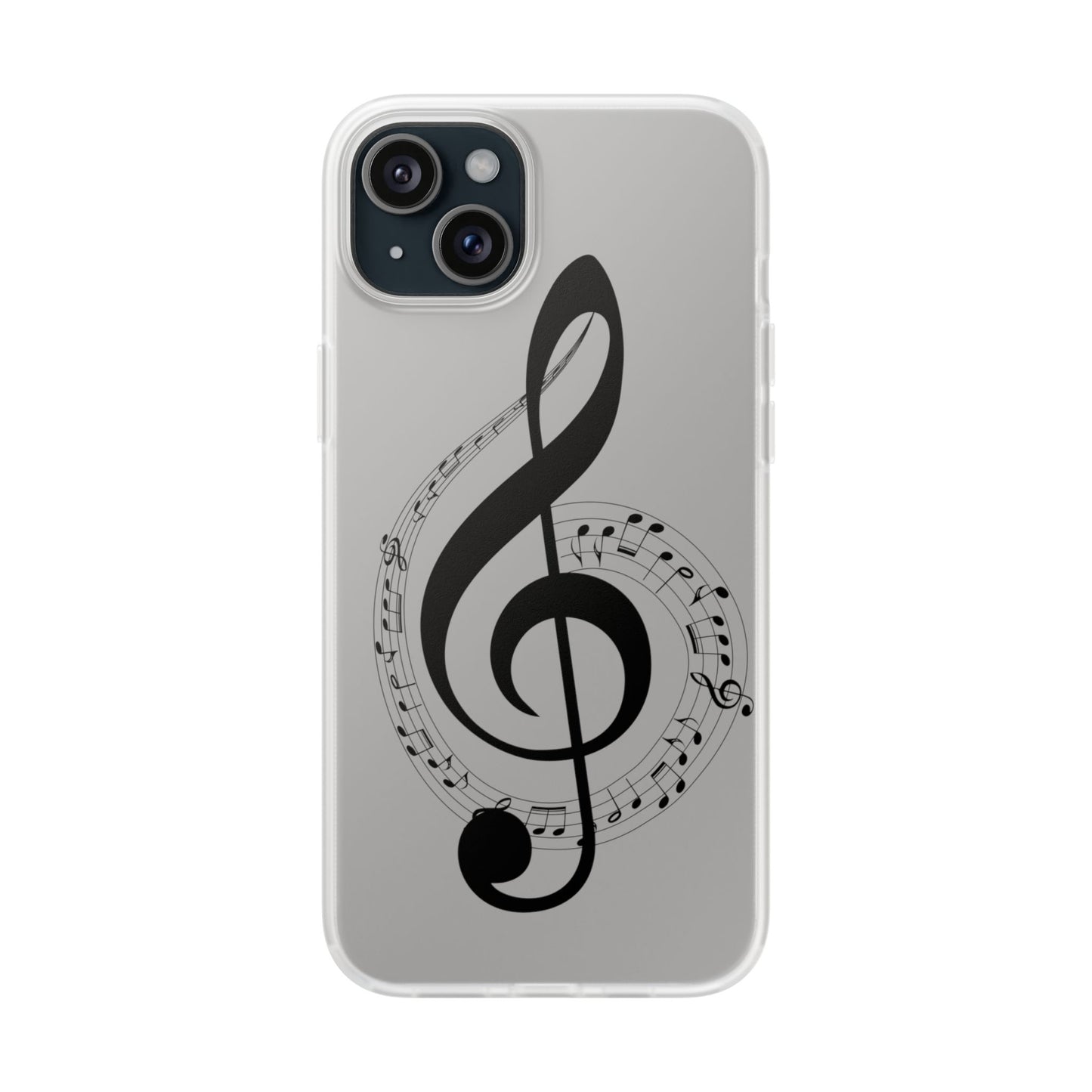 Phone Case — Musical Treble Clef Design