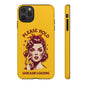Phone Case - "Please Hold, Sarcasm Loading" Retro Pin-Up Tough Case
