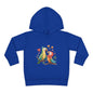 Toddler Hoodie — Cute Parrot Love Pullover (Heart Bird Kids Sweatshirt)