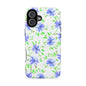 Floral Blue Watercolor Phone Case — Magnetic Impact-Resistant