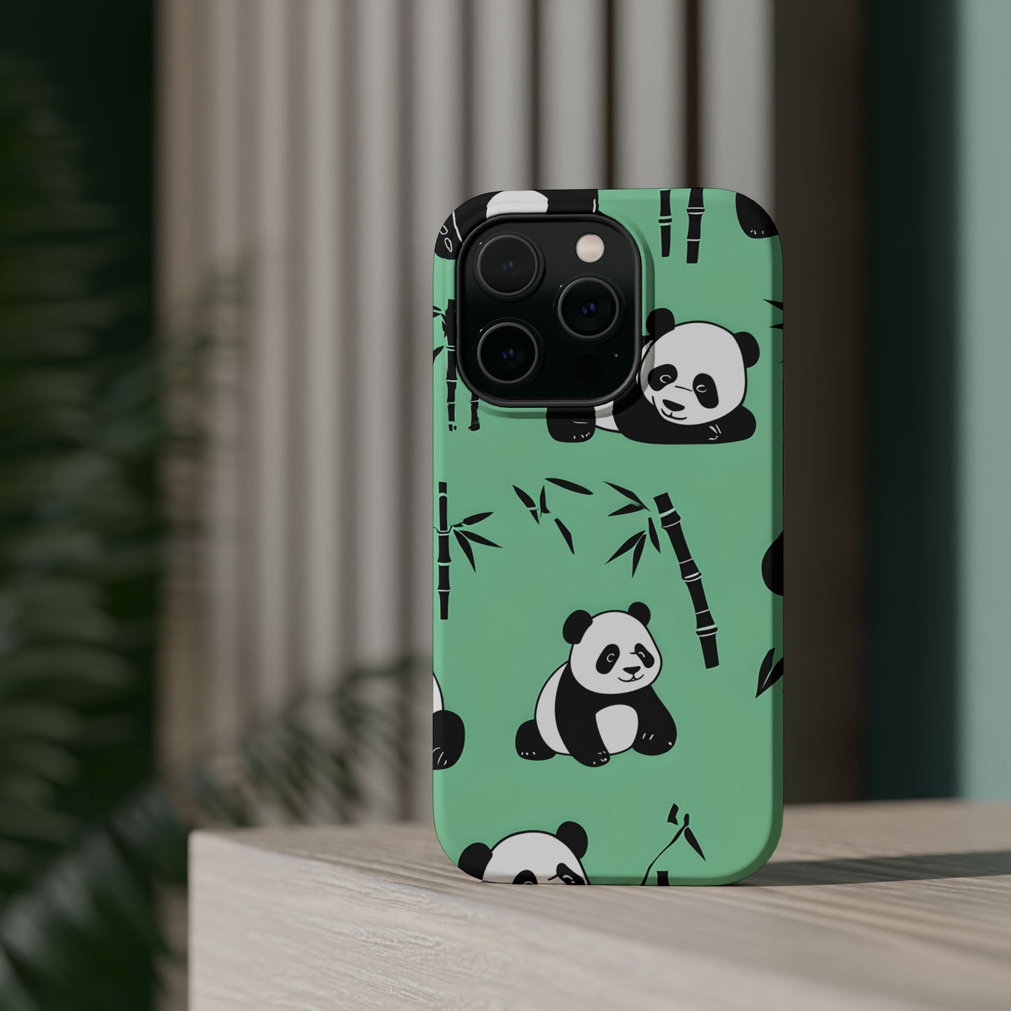 Panda Bamboo Magnetic Impact-Resistant Phone Case