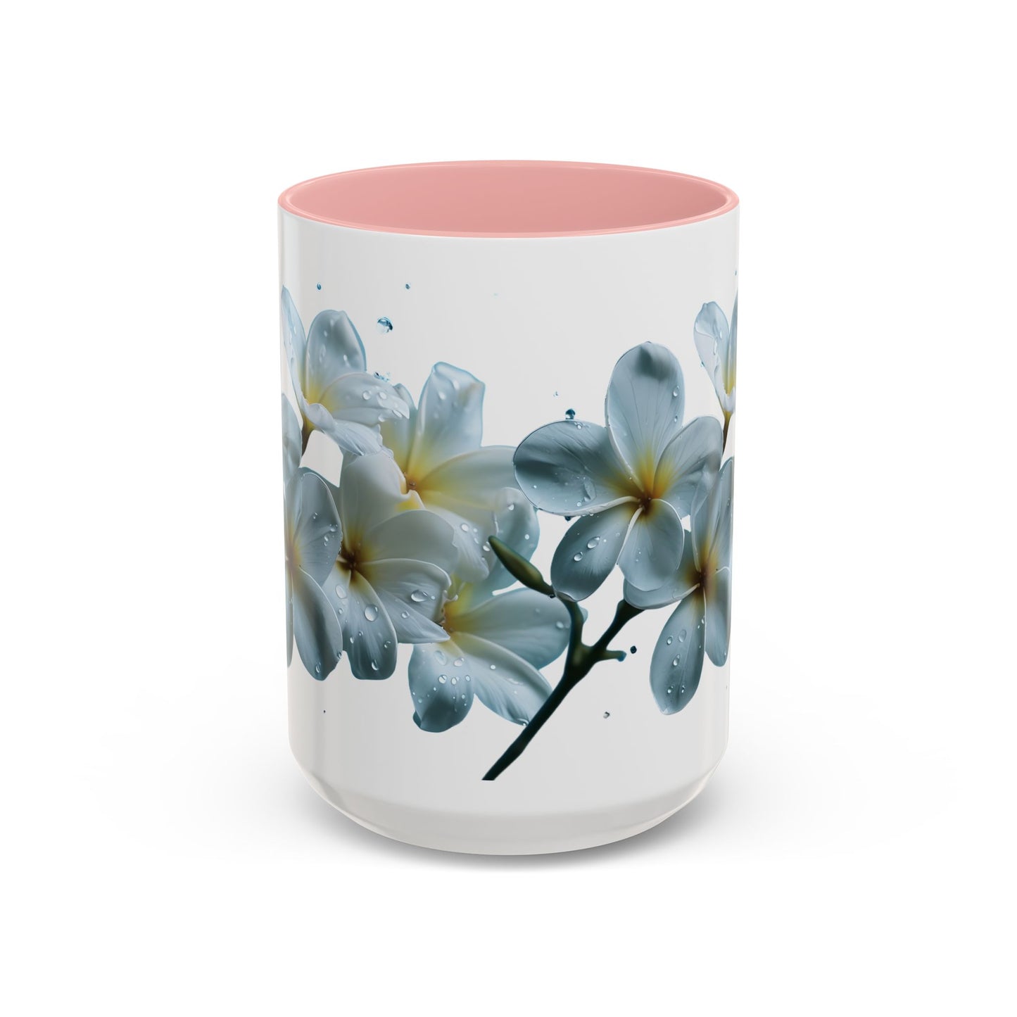 Floral Accent Coffee Mug