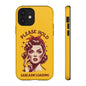 Phone Case - "Please Hold, Sarcasm Loading" Retro Pin-Up Tough Case