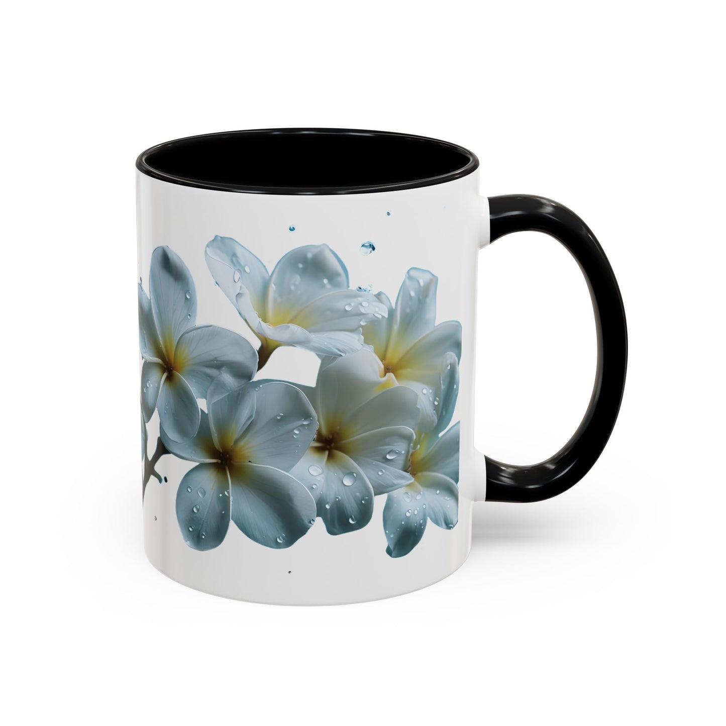 Floral Accent Coffee Mug