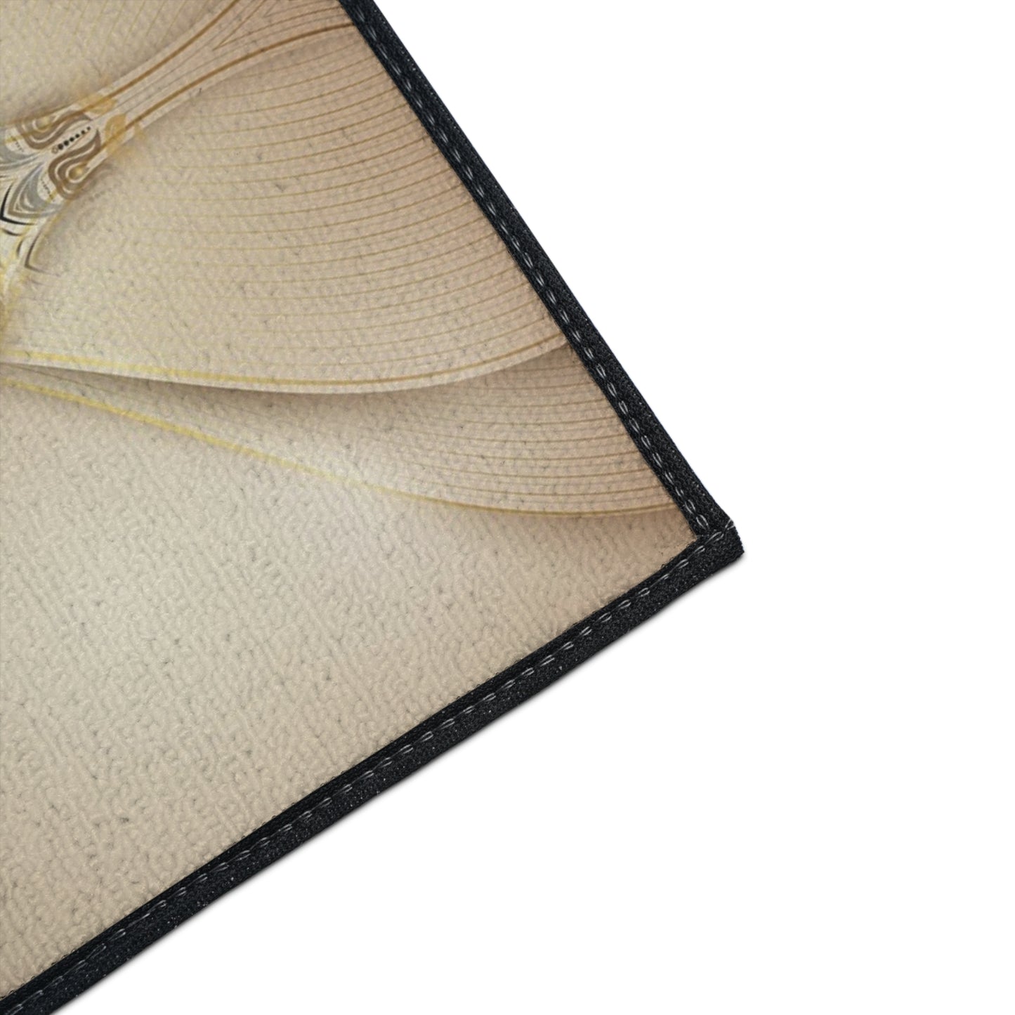 Ornate Mandala Floor Mat — Heavy-Duty Decorative Entrance Rug