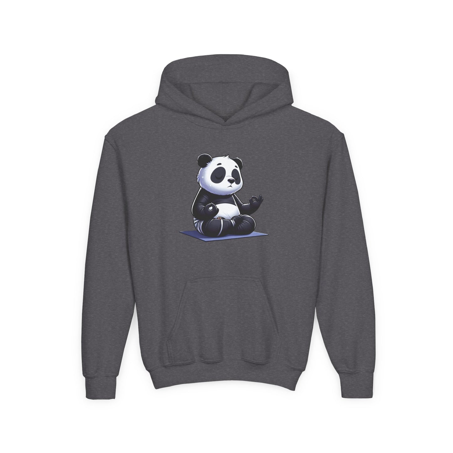 Kids Panda Yoga Hoodie — Cute Meditating Panda Sweatshirt for Children