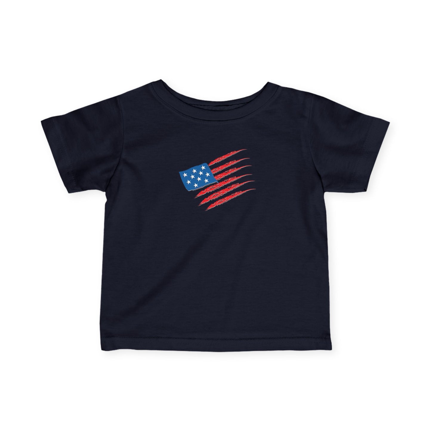 Patriotic Infant Tee - USA Flag Theme