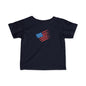 Patriotic Infant Tee - USA Flag Theme