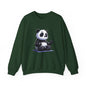 Crewneck Sweatshirt — Meditating Panda Graphic Cozy Pullover