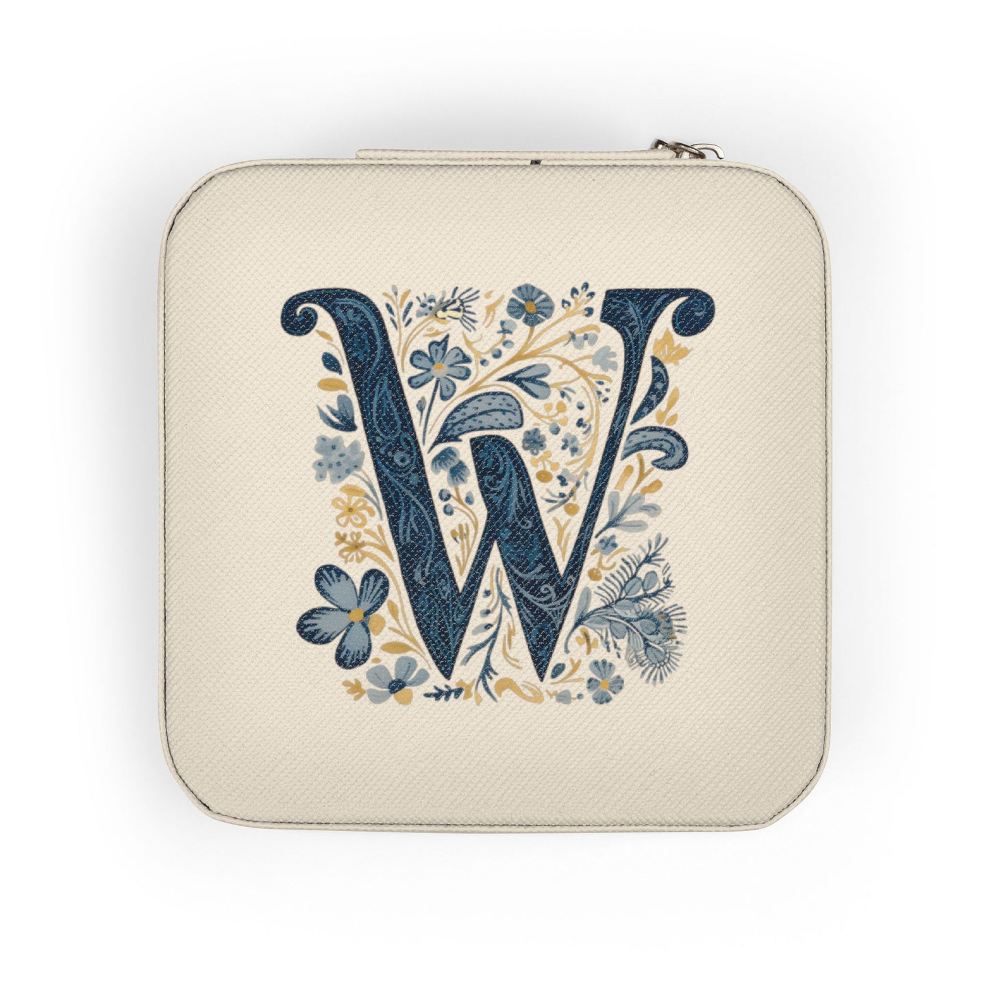 Personalized Monogram Jewelry Travel Case – Compact Pink W Organizer Box