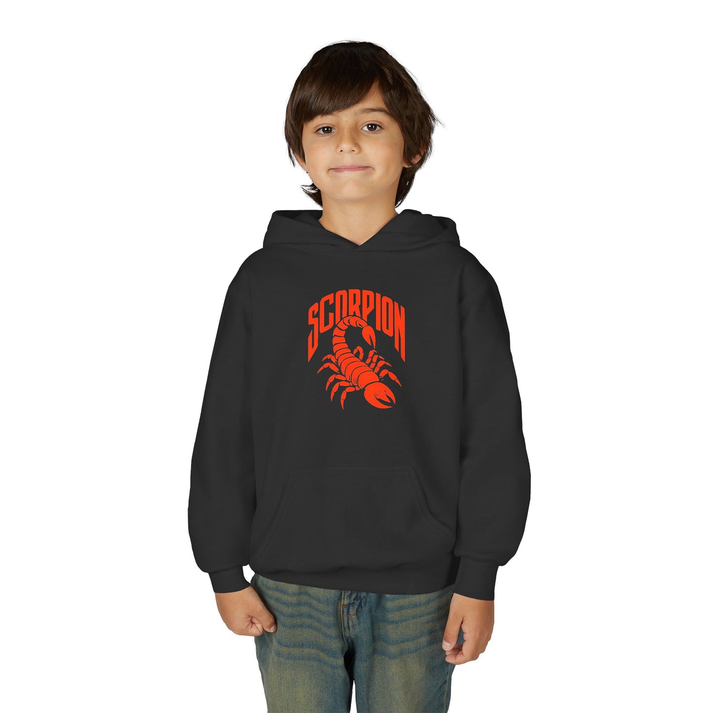 Scorpion Graphic Youth Hoodie | Red Scorpion Design
