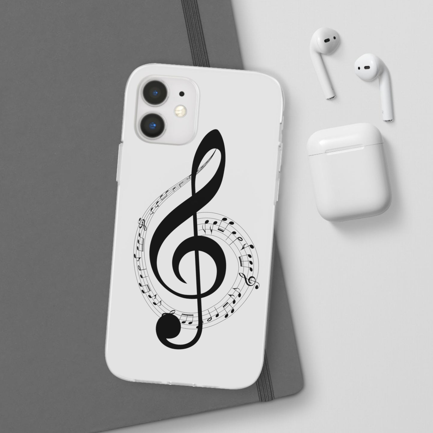 Phone Case — Musical Treble Clef Design