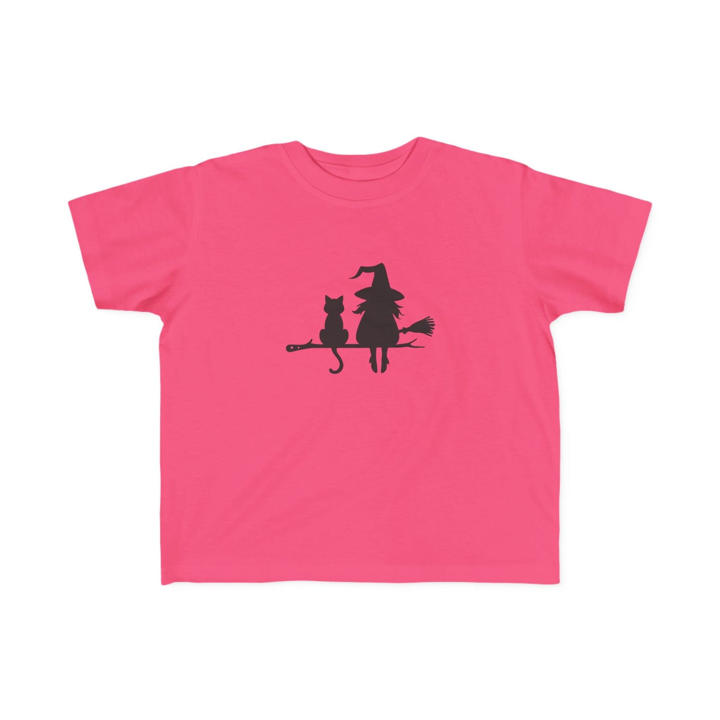 Toddler Witch and Cat Tee | Halloween T-Shirt, Kids Graphic Tee, Witch Shirt, Toddler Costume, Fall Apparel