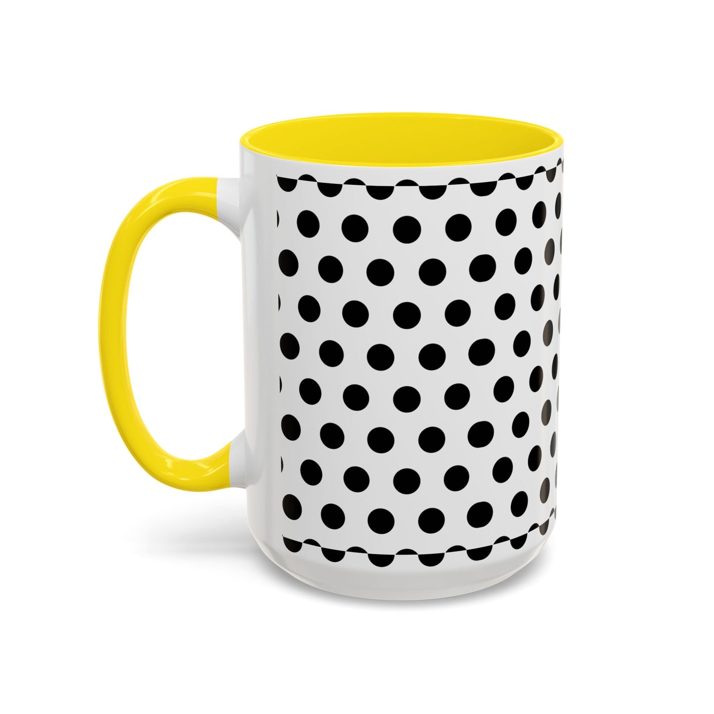 Elegant Polka Dot Mug - Stylish Coffee Cup for Home, Office, Gift for Birthdays, Anniversaries, Holidays, Unique Drinkware