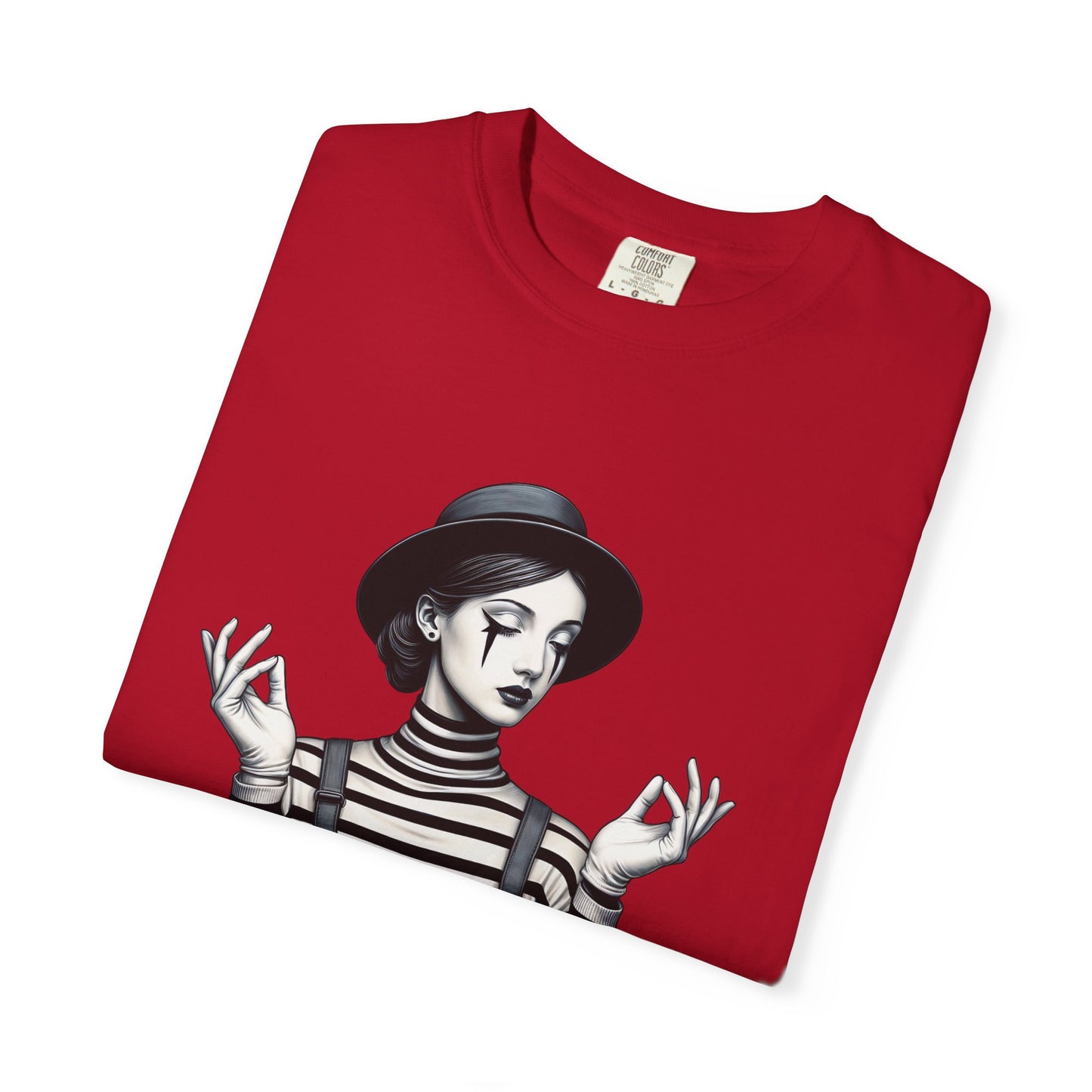 Gothic Striped Graphic Unisex T-Shirt, Edgy Casual Wear