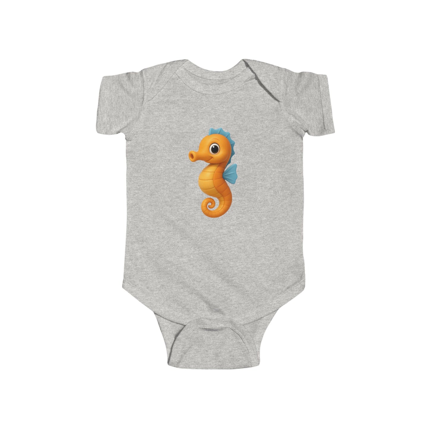 Adorable Seahorse Infant Bodysuit, Baby Shower Gift, Cute Baby Clothes, Nautical Theme Outfit, 1st Birthday Celebration