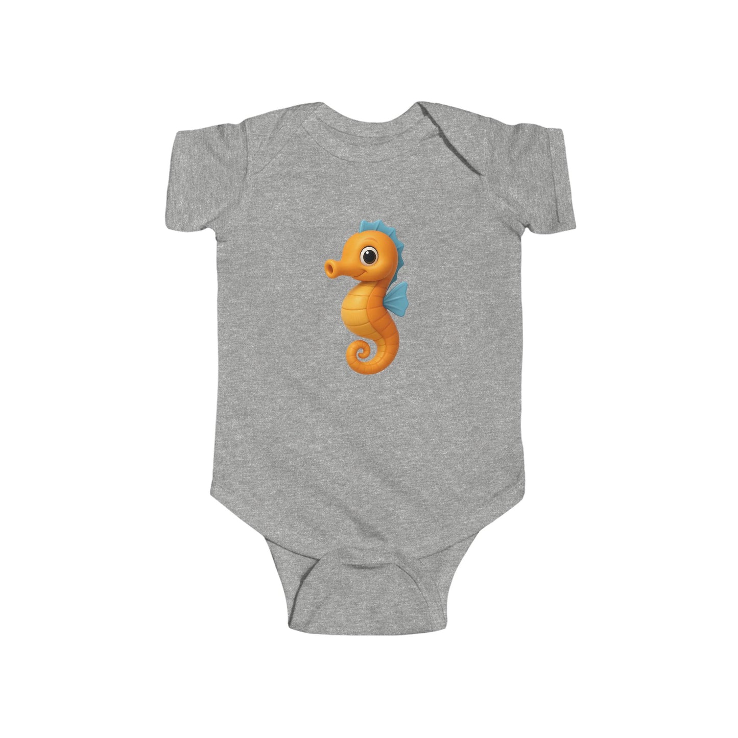 Adorable Seahorse Infant Bodysuit, Baby Shower Gift, Cute Baby Clothes, Nautical Theme Outfit, 1st Birthday Celebration