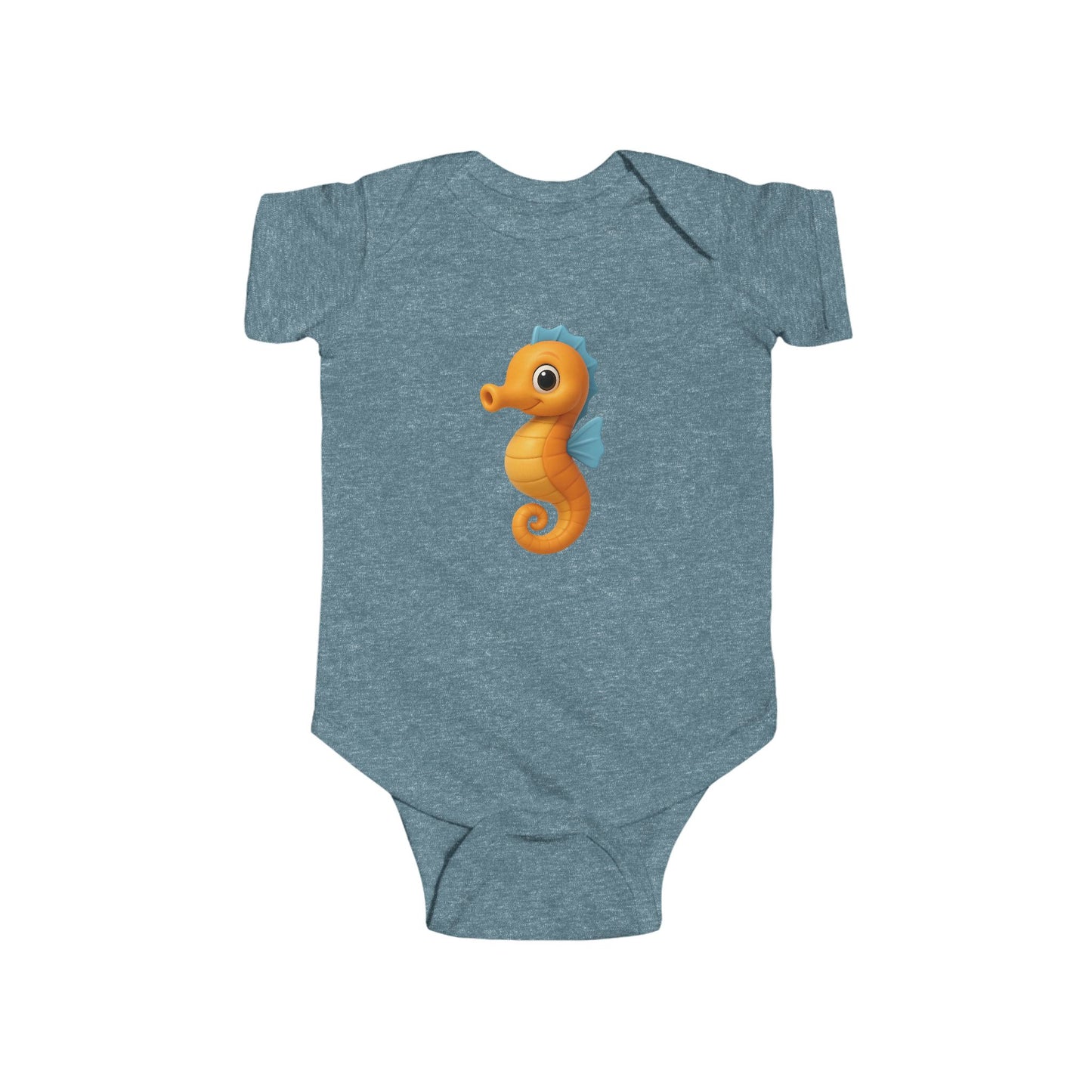 Adorable Seahorse Infant Bodysuit, Baby Shower Gift, Cute Baby Clothes, Nautical Theme Outfit, 1st Birthday Celebration
