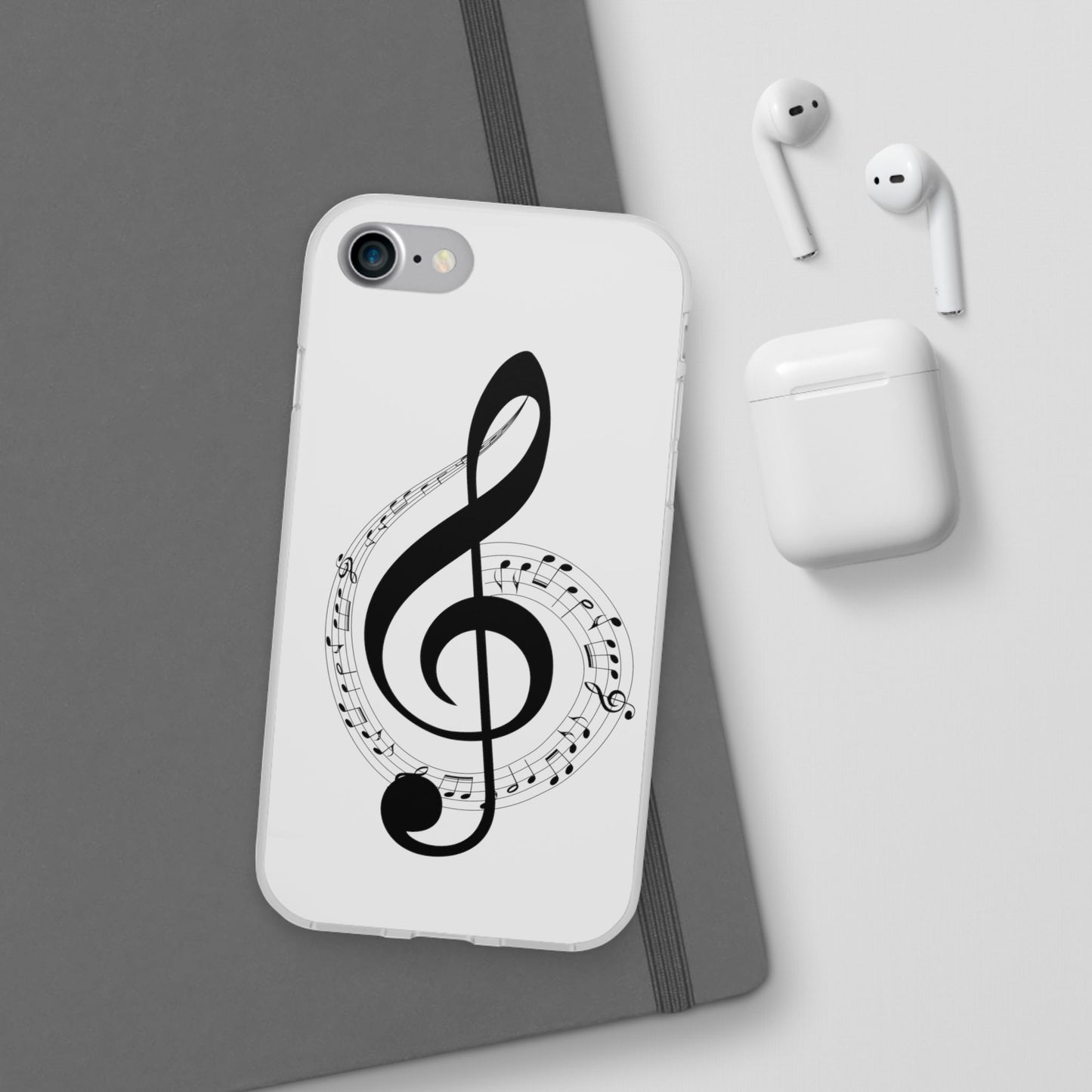 Phone Case — Musical Treble Clef Design