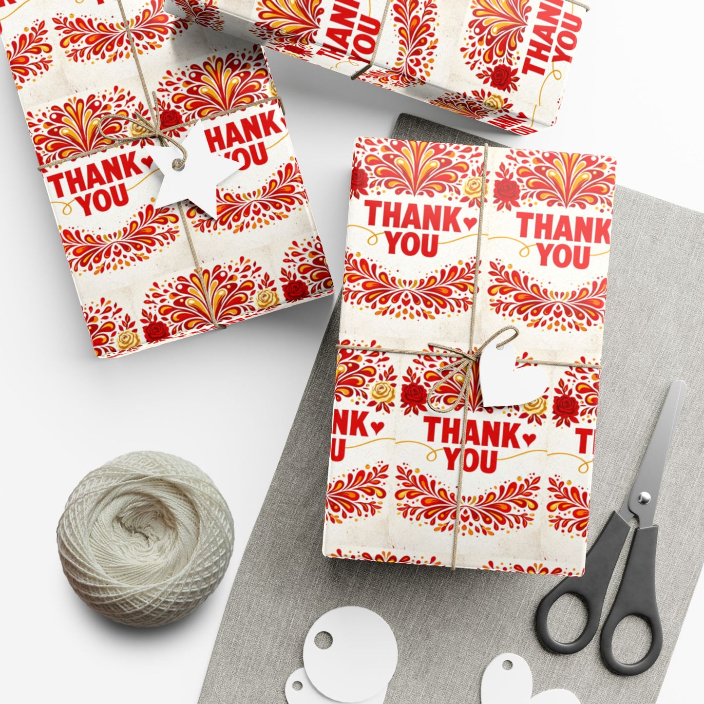 Gift Wrap Papers - "Thank You"