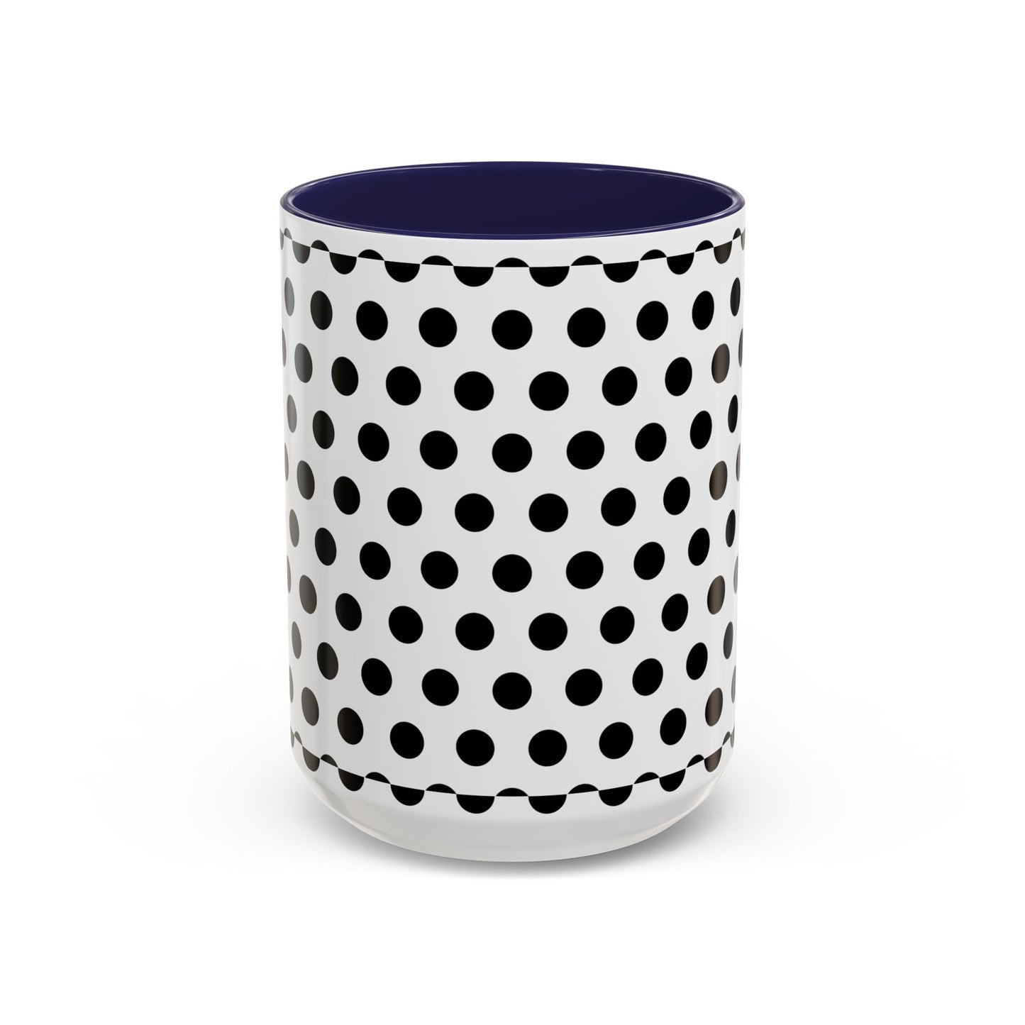 Elegant Polka Dot Mug - Stylish Coffee Cup for Home, Office, Gift for Birthdays, Anniversaries, Holidays, Unique Drinkware