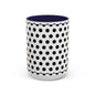 Elegant Polka Dot Mug - Stylish Coffee Cup for Home, Office, Gift for Birthdays, Anniversaries, Holidays, Unique Drinkware