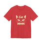 Cat Mom T-Shirt — Cute Cat Face Graphic Tee for Cat Lovers