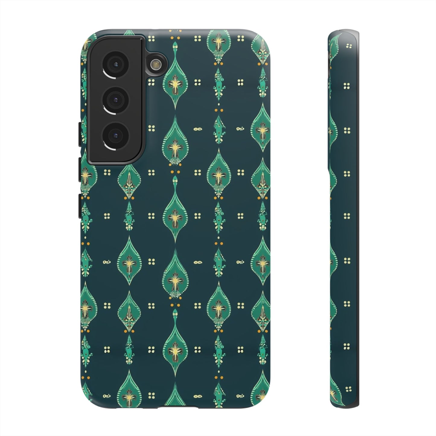 Emerald Boho Teardrop Phone Case