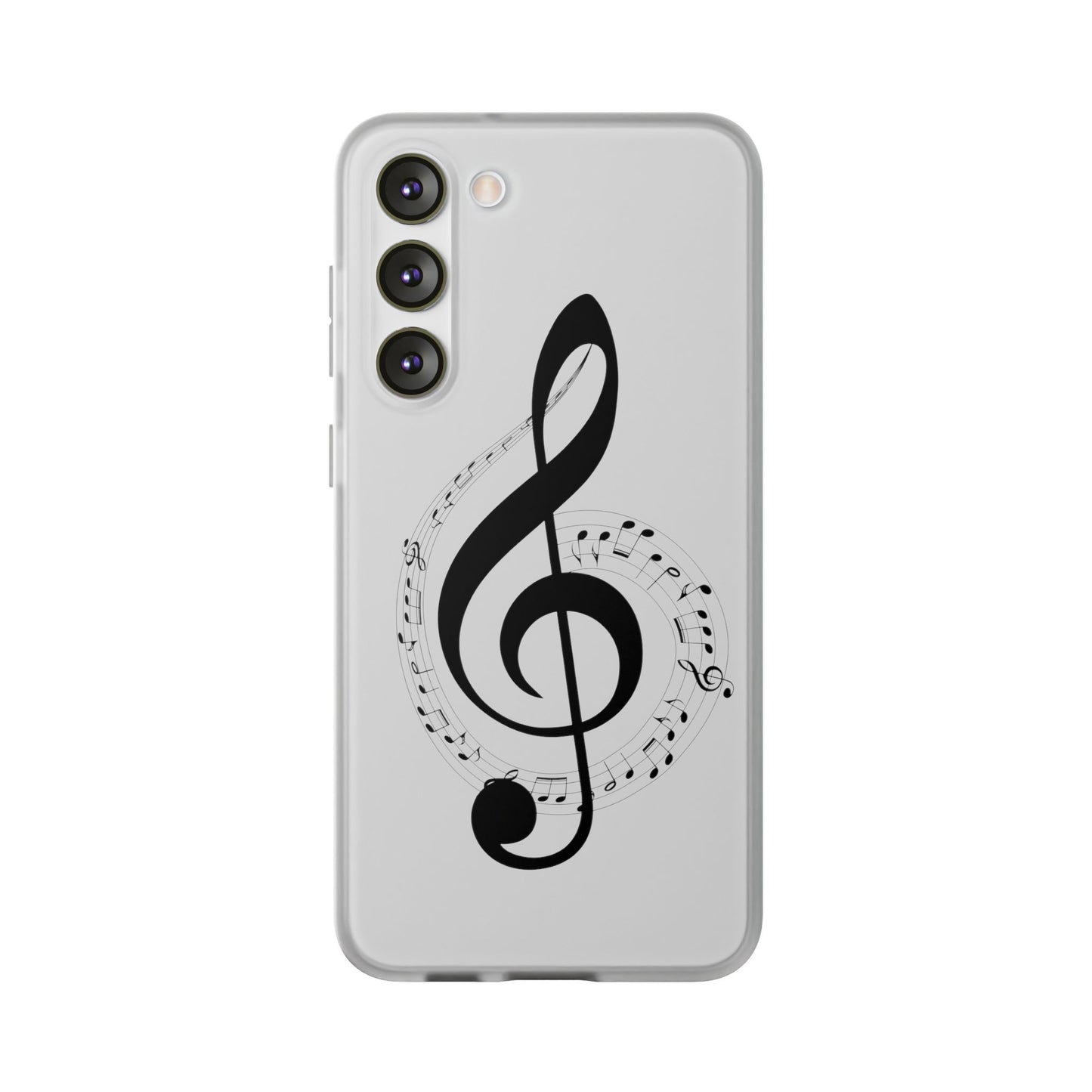 Phone Case — Musical Treble Clef Design