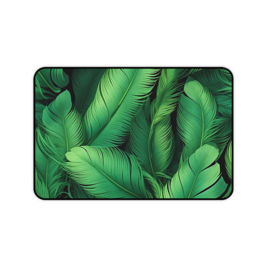 Tropical Leaf Desk Mat - Office Decor, Gaming Mouse Pad, Home Office Accessories, Nature Inspired Gift, Greenery Desk Decor