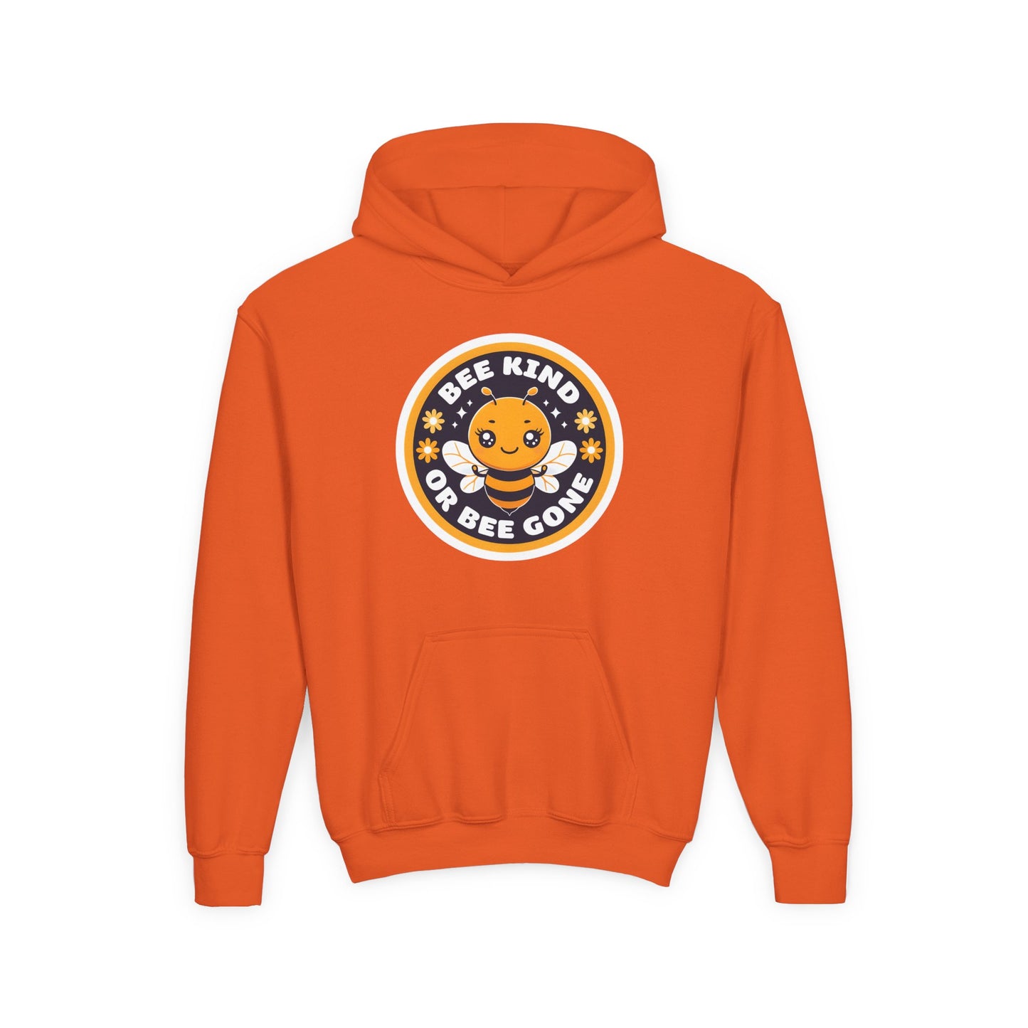 Bee Kind Badge hoodie | Youth Hoodie, Cute Bee Graphic