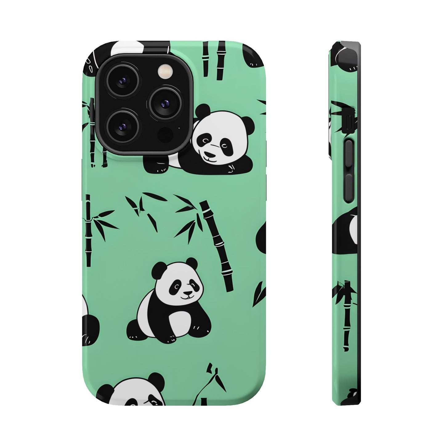 Panda Bamboo Magnetic Impact-Resistant Phone Case