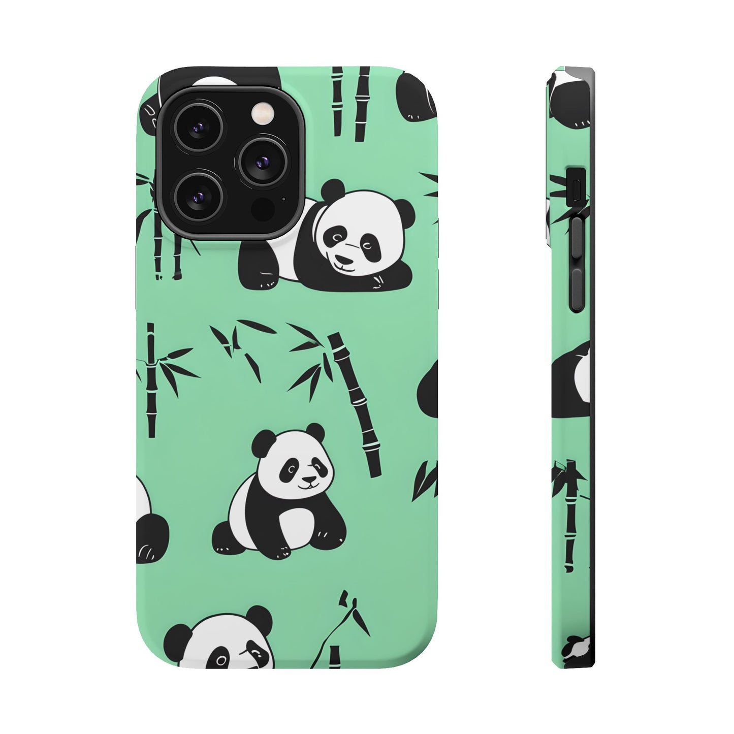Panda Bamboo Magnetic Impact-Resistant Phone Case