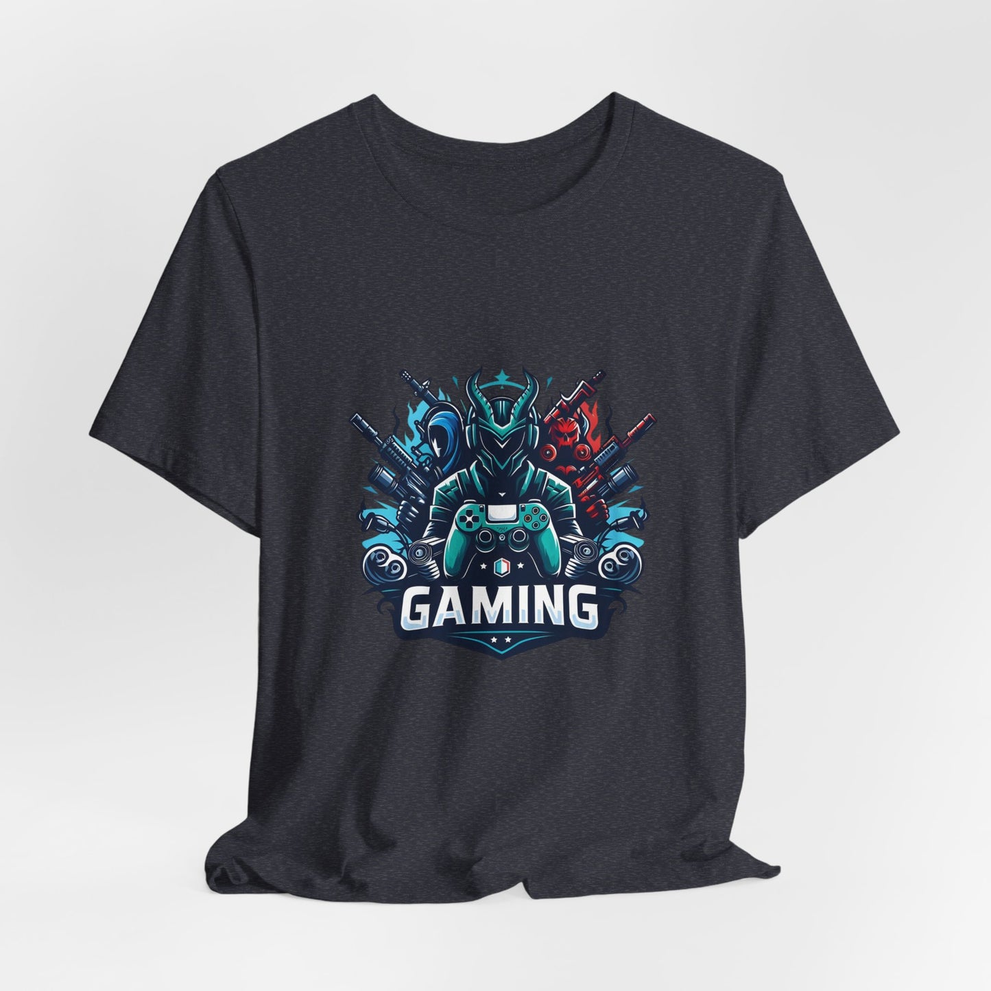 Gaming Controller Emblem Tee — Esports Gamer Graphic T-Shirt