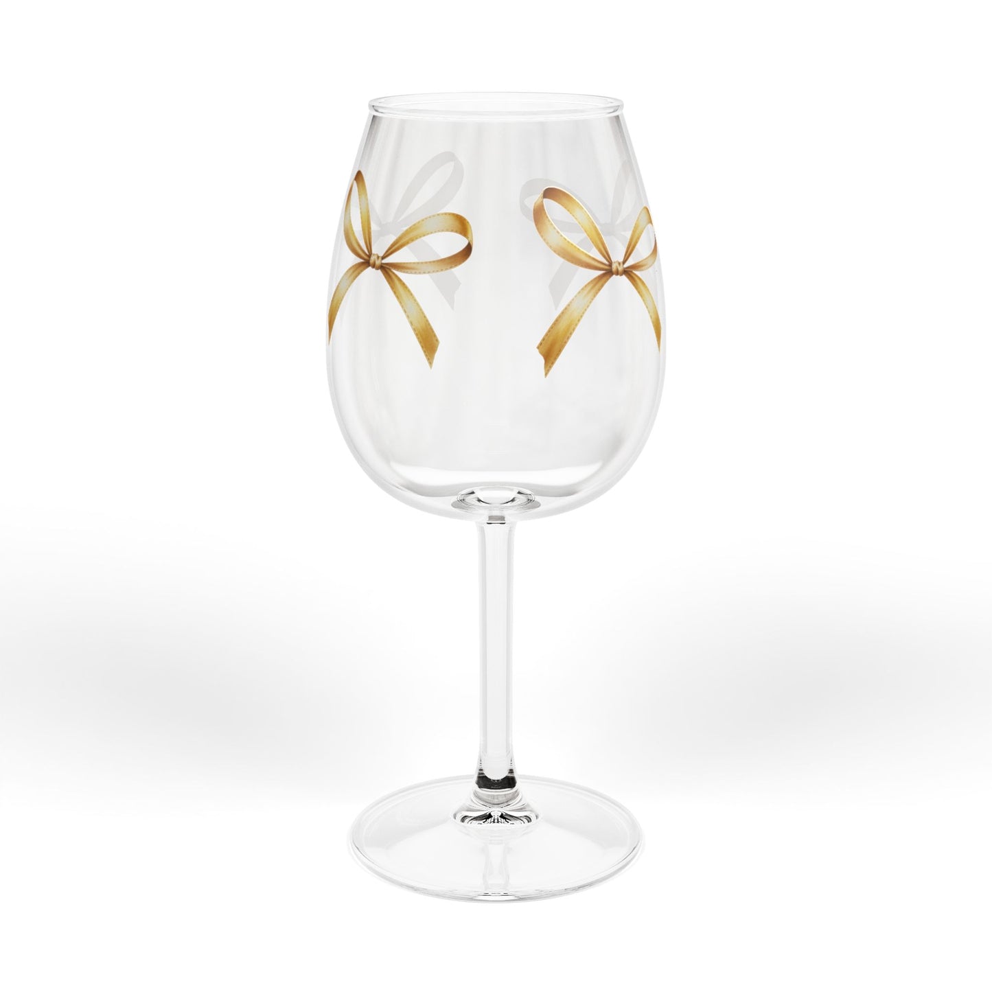 12oz Christmas Wine Glass — Snowman & Snow Globe Holiday Glassware