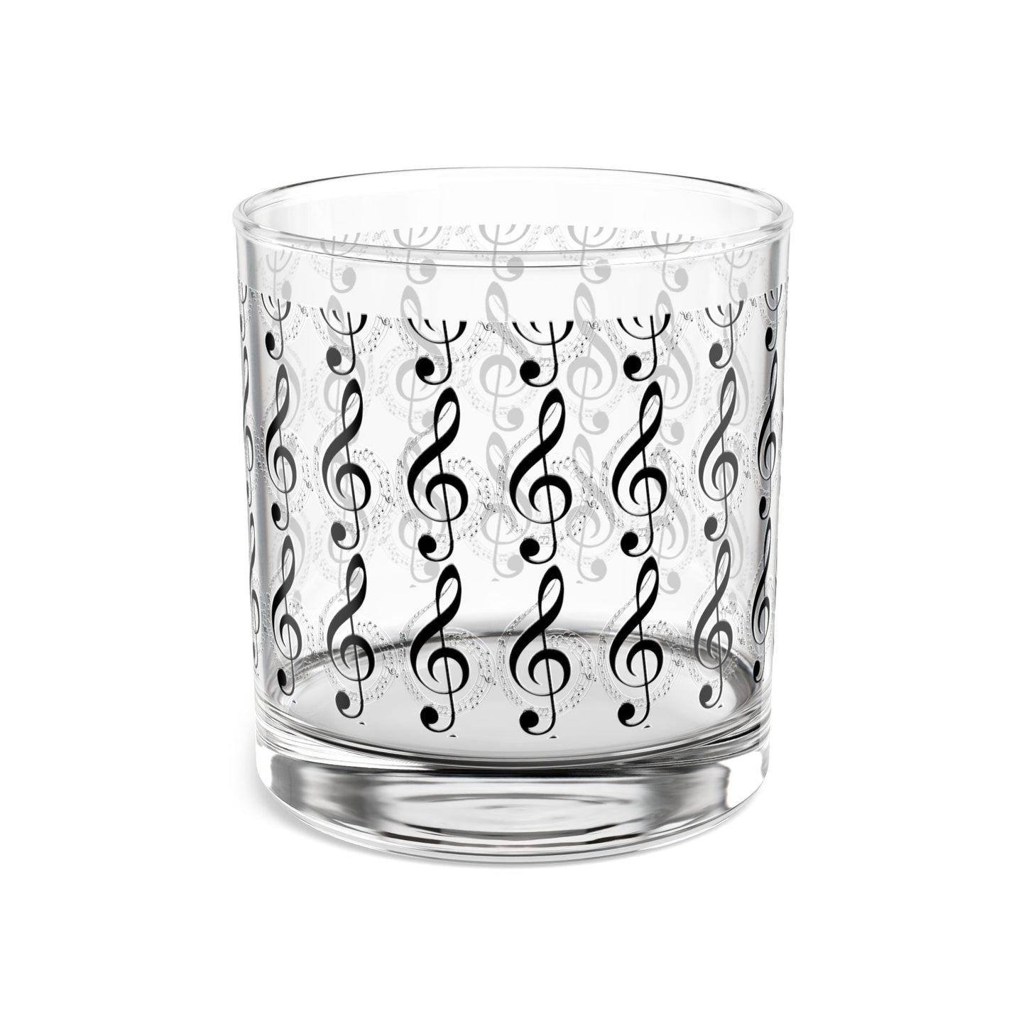 Musical Notes Rocks Glass, Perfect Gift for Music Lovers, Barware, Home Decor, Party Glass, Drinkware
