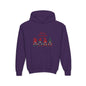 Youth Christmas Gnome Hoodie - "Merry Christmas" Holiday Kids Sweatshirt